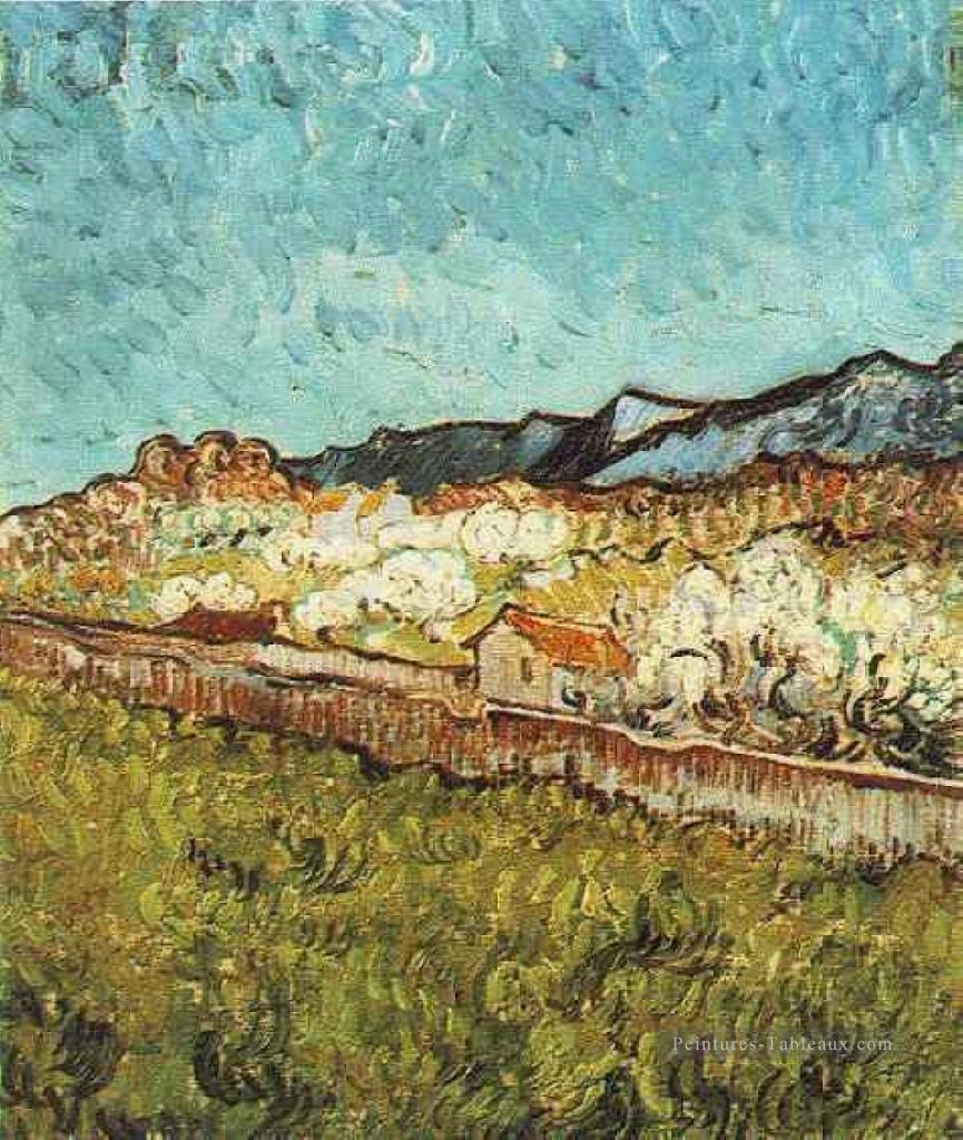 Au pied des Montagnes Vincent van Gogh Peintures à l'huile